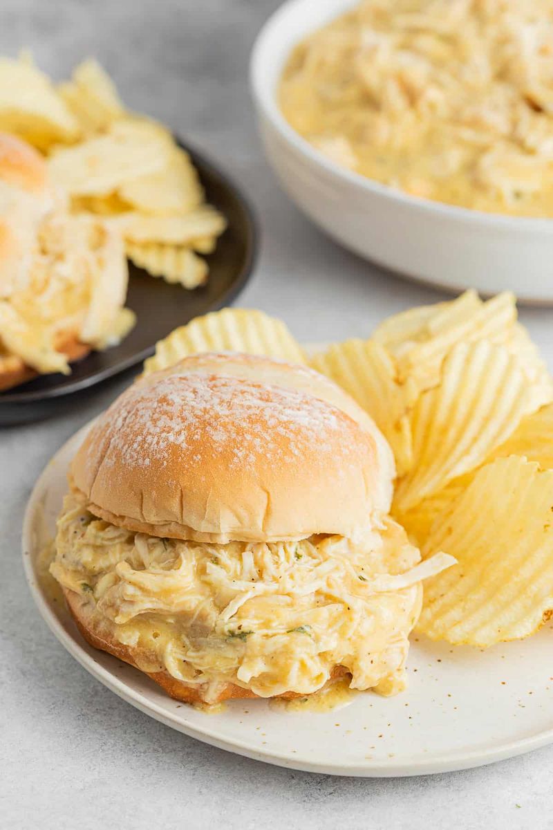 Shredded Chicken Sandwiches