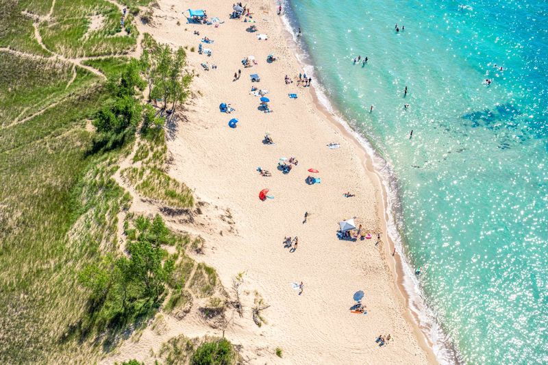 Oval Beach in Saugatuck