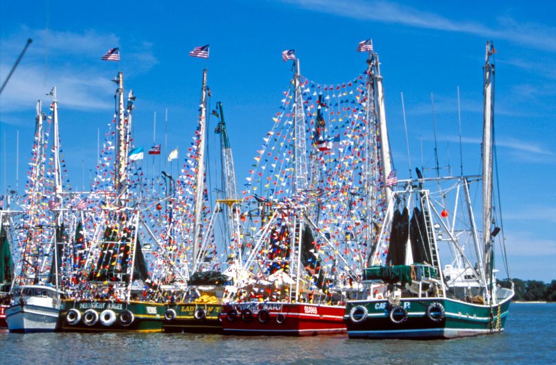 Decorated Shrimp Boats Blessing
