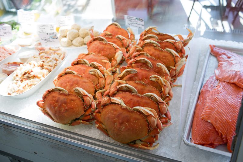 Dungeness crab straight from local boats