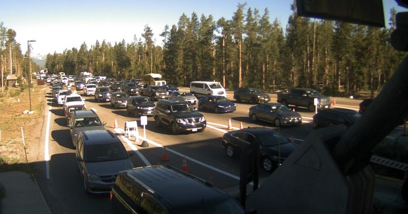 Overwhelming Crowds Turn Roads Into Parking Lots
