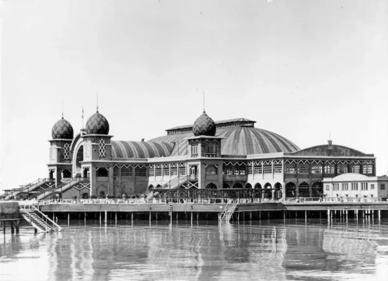 The Original Saltair Pavilion Built in 1893