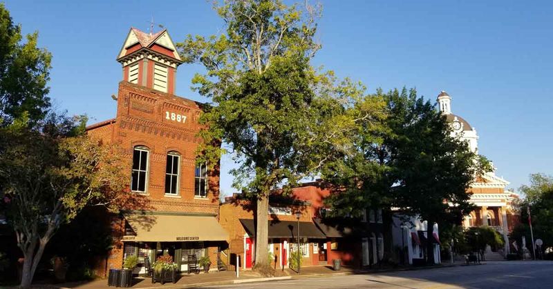 The Town Square Remains Unchanged Since The 1800s
