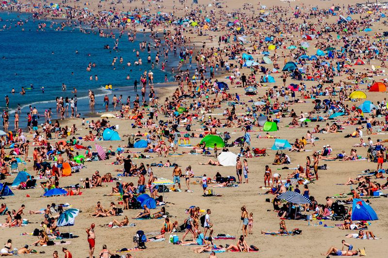 Beaches Become Overcrowded Chaos