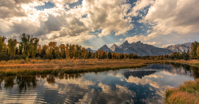 Schwabacher Landing Parking Area, Grand Teton National Park