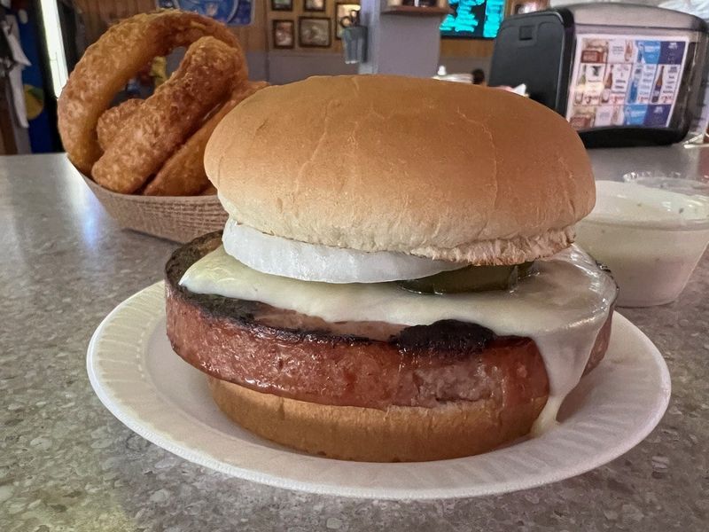 Fried Bologna Sandwich