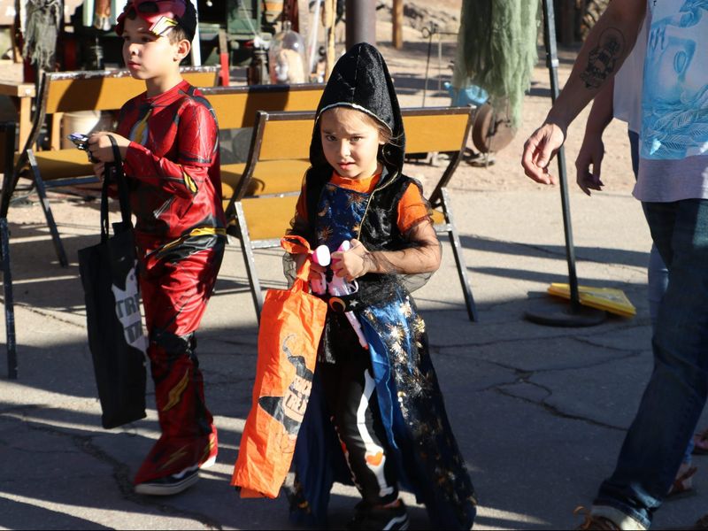 Trick-or-Treating Along Historic Boardwalks
