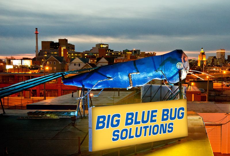 The Big Blue Bug is Everyone's Favorite Mascot