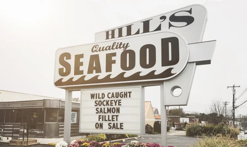 Hill’s Quality Seafood, Newtown Square