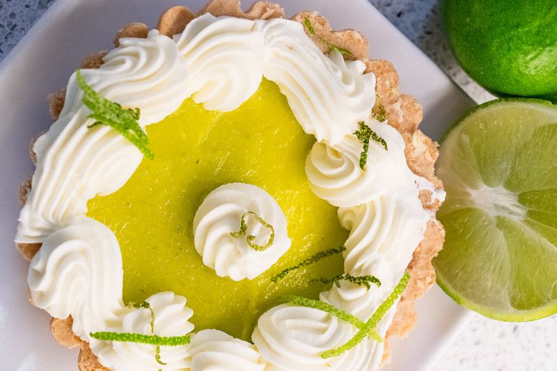 Zingy Key Lime Pie at Lilac Pâtisserie in Santa Barbara