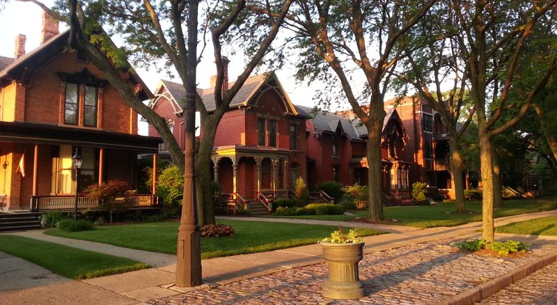 Detroit's West Canfield Street - Victorian Elegance in the Heart of the City