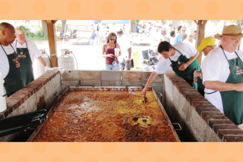 The World's Largest Cobbler at Georgia Peach Festival
