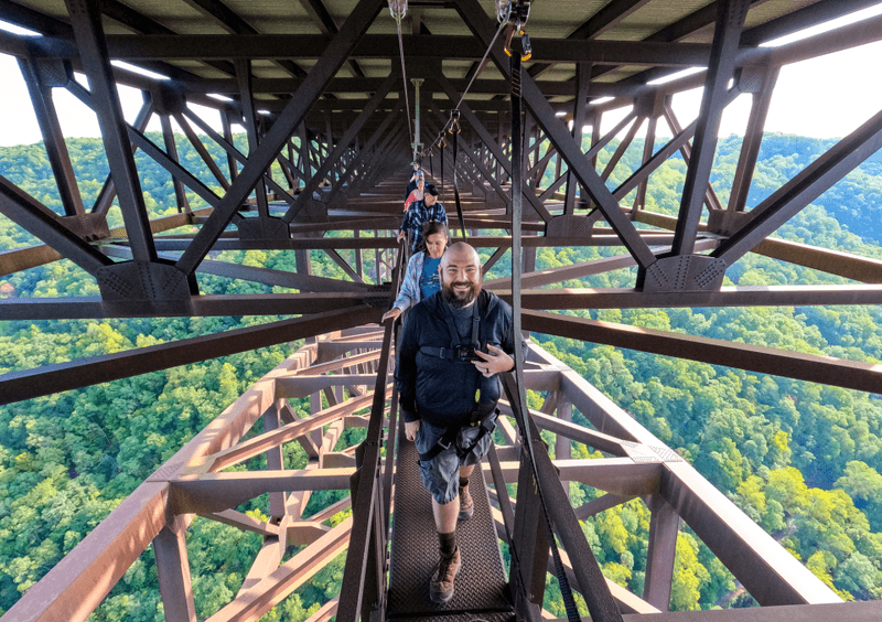 Bridge Walk Over New River Gorge