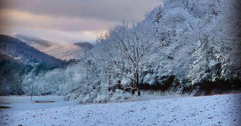 Mountain Scenery Creates a Picture-Perfect Winter Backdrop