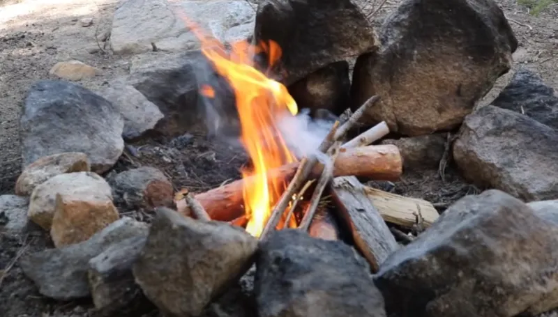 Burning Outside of Provided Fire Rings