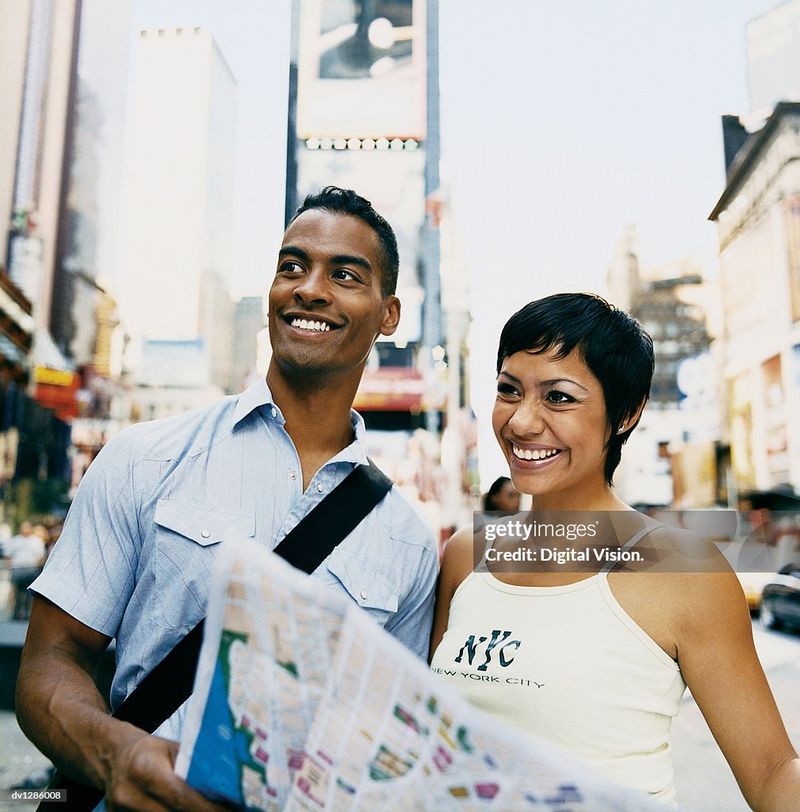 Holding Maps in Busy Areas