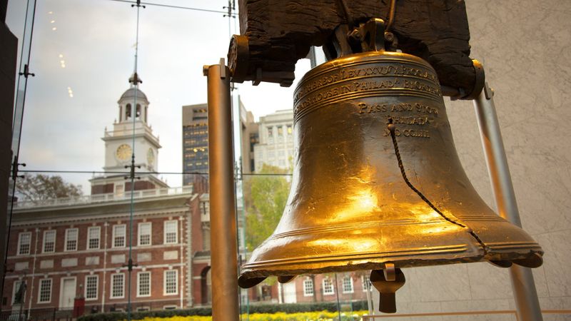 The Liberty Bell In Philadelphia