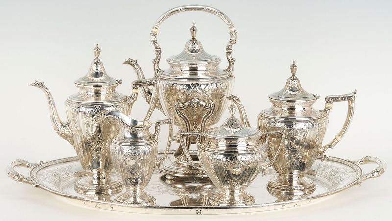 Sterling Silver And Pewter Dinnerware