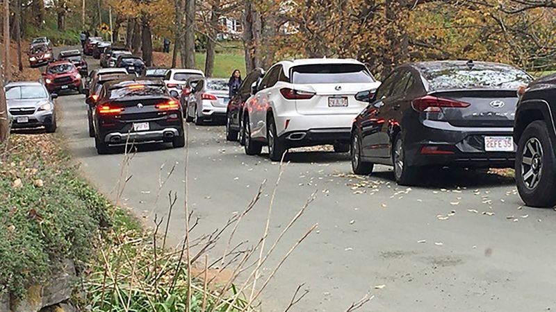 Narrow Roads Become Parking Lots During Peak Season