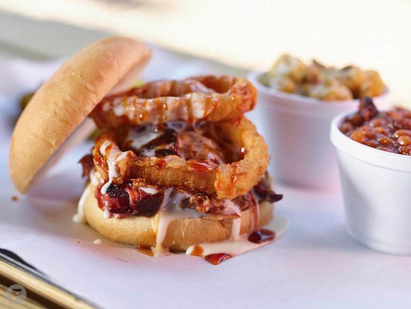 Pulled Pork Piled High on Sandwiches