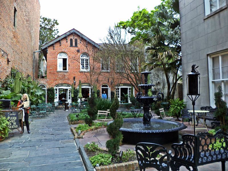 A Romantic Courtyard Escape From French Quarter Chaos