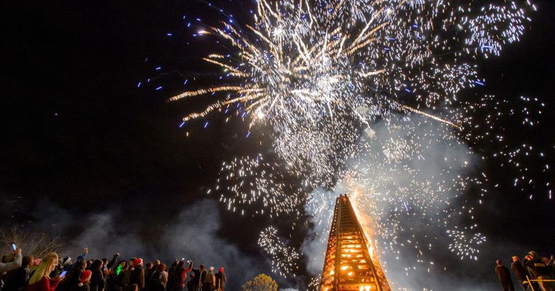 Burning Bonfires On The Levee