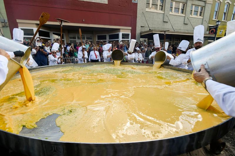 Giant Omelet And Massive Skillet