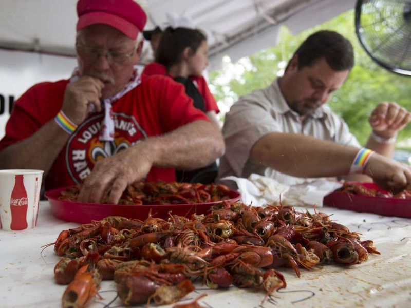 Crawfish Eating Contests
