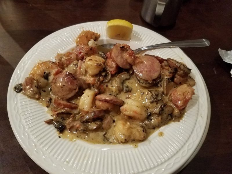 Why the shrimp pasta stands out