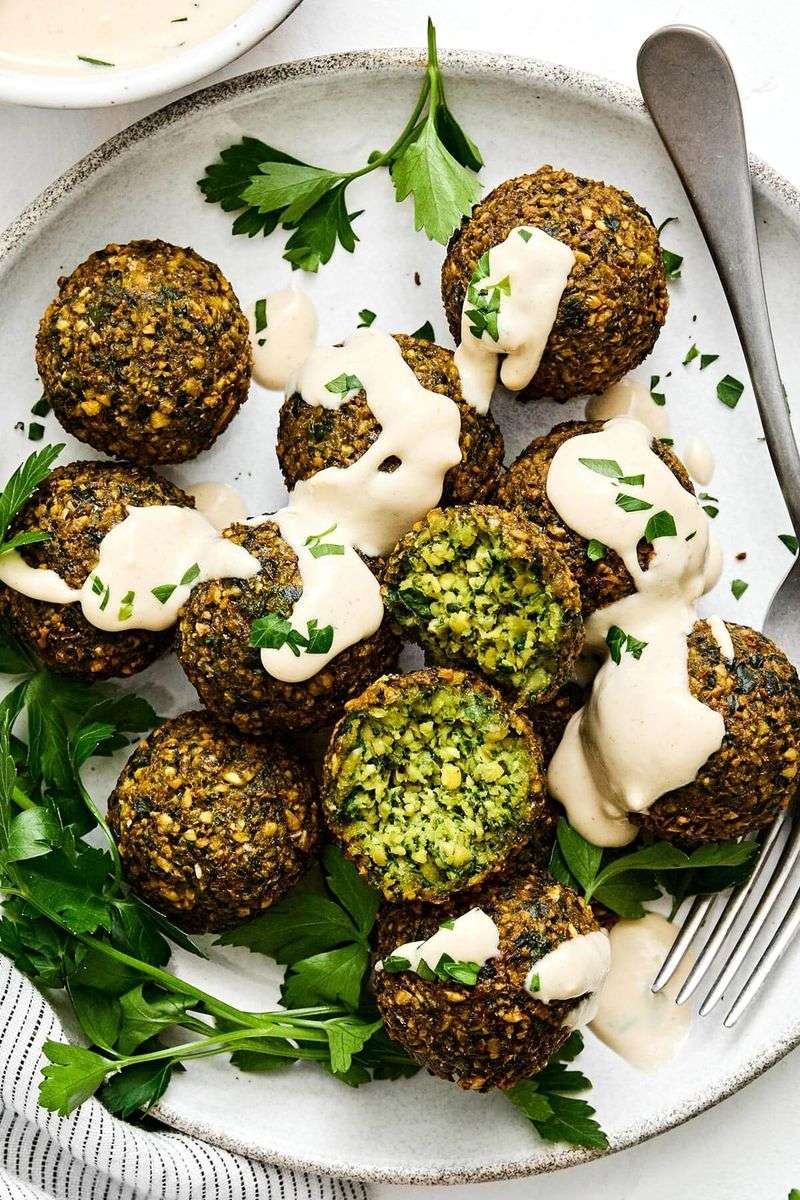 Crispy Falafel Balls With A California Twist