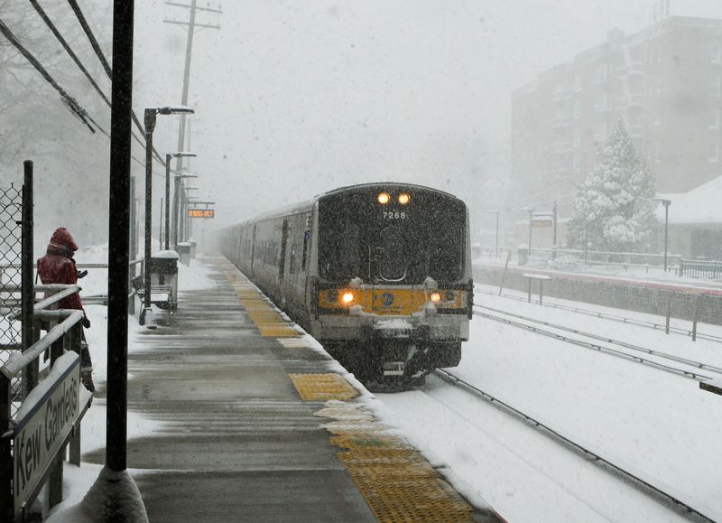 Train and Bus Schedules Affected by Storms