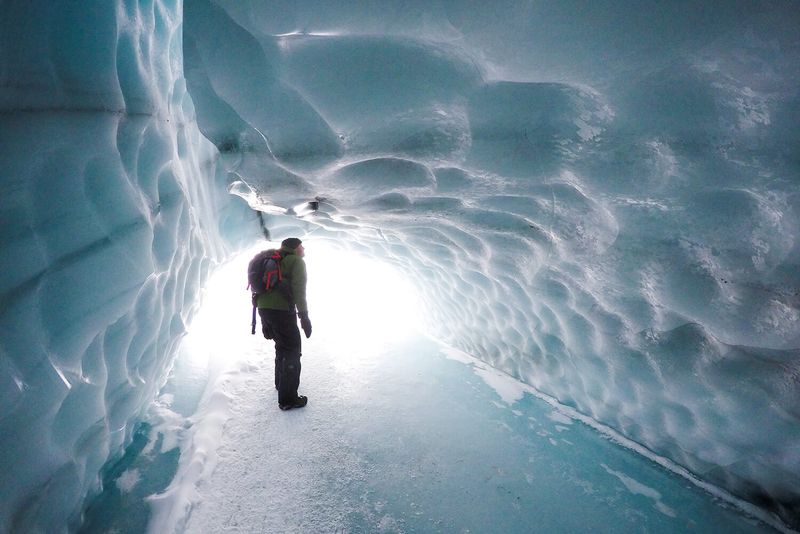 Matanuska Glacier's Blue Ice Trekking