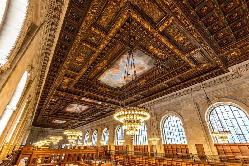 NYPL Rose Main Reading Room From Staff Areas