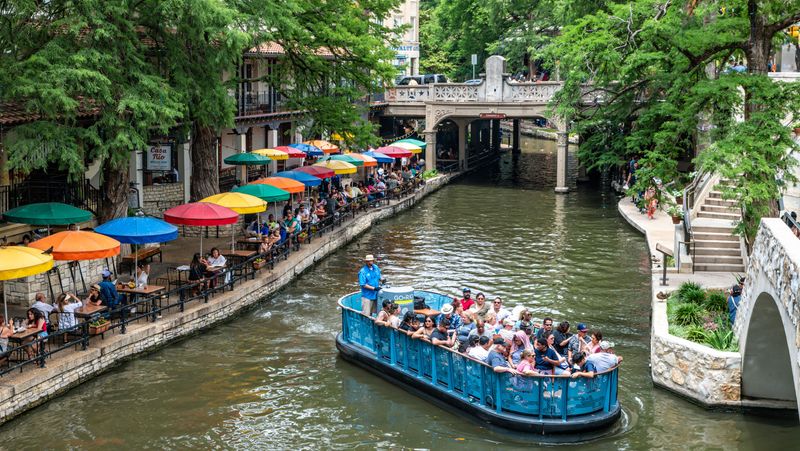 The San Antonio River Walk...During Summer