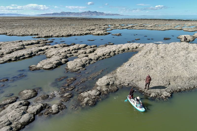 The Great Salt Lake's Receding Water Levels