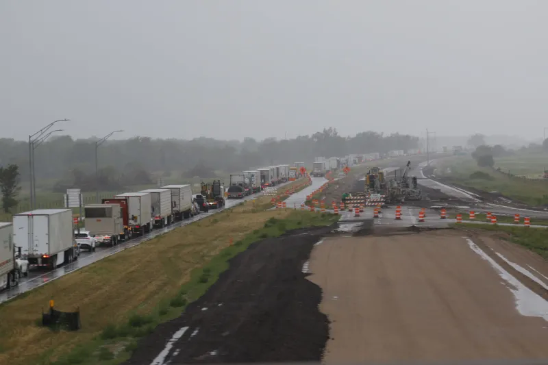 Construction Zones Slowing Down Travel