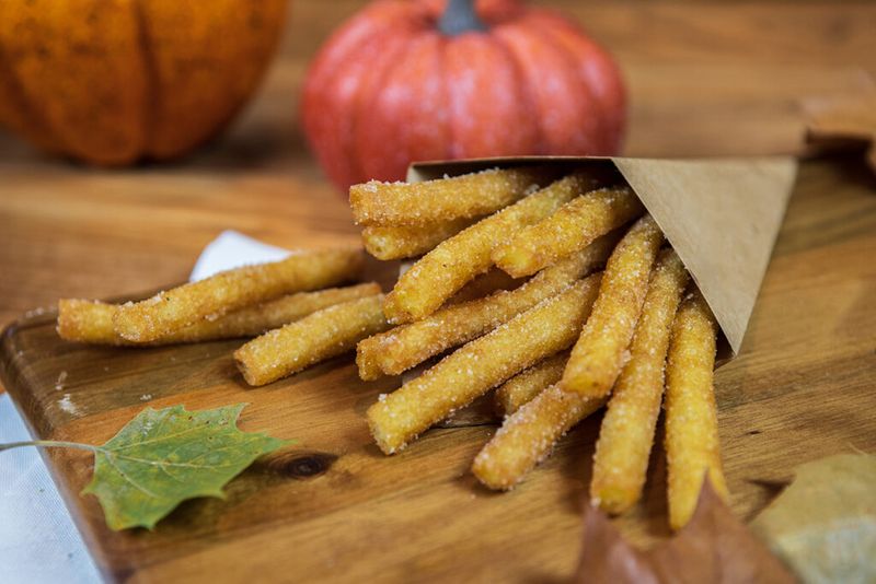 Pumpkin Spice Funnel Cake Fries at Wild Adventures
