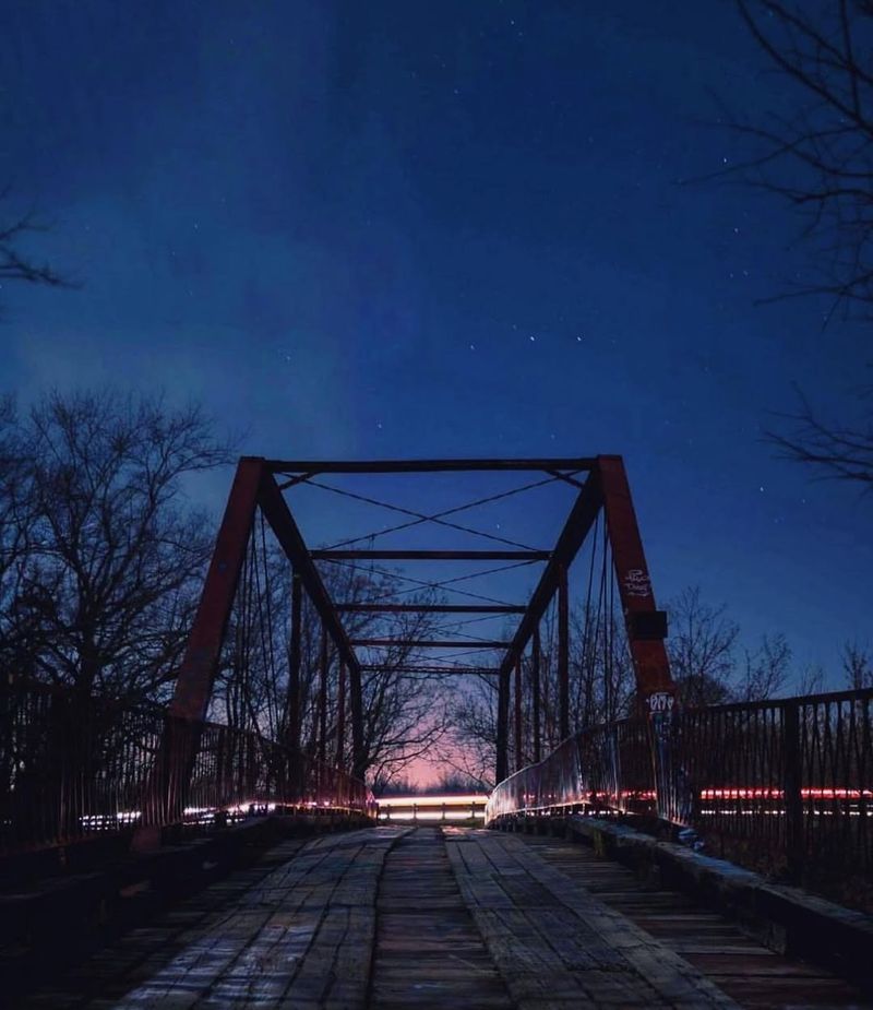 A Haunted Bridge in the Texas Night
