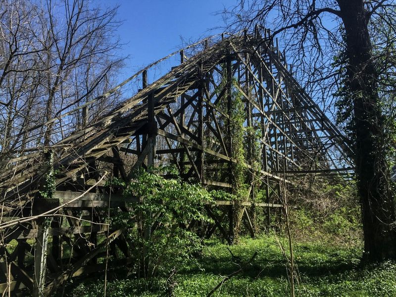 Rusting Rides Frozen in Their Final Positions