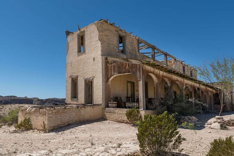 Terlingua: Mining Equipment Fragments and Mercury Mine Stones
