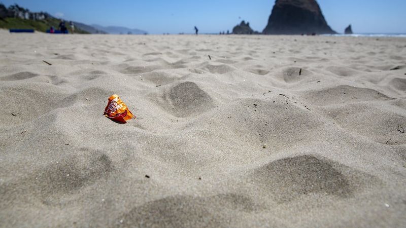 A postcard beach under pressure