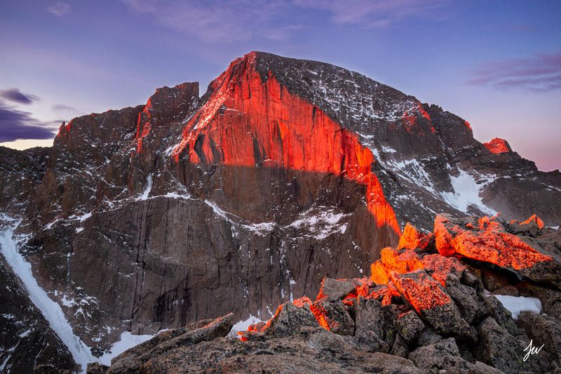 Golden Hour Alpenglow