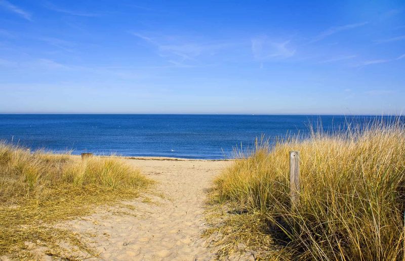 A beach that stays uncrowded