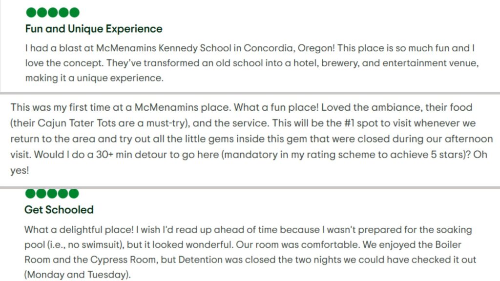 The Reviews Speak For Themselves