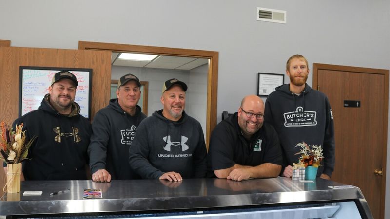 Ranches and butchers work side by side