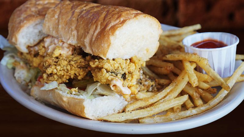 The Oyster And Shrimp Po'boys