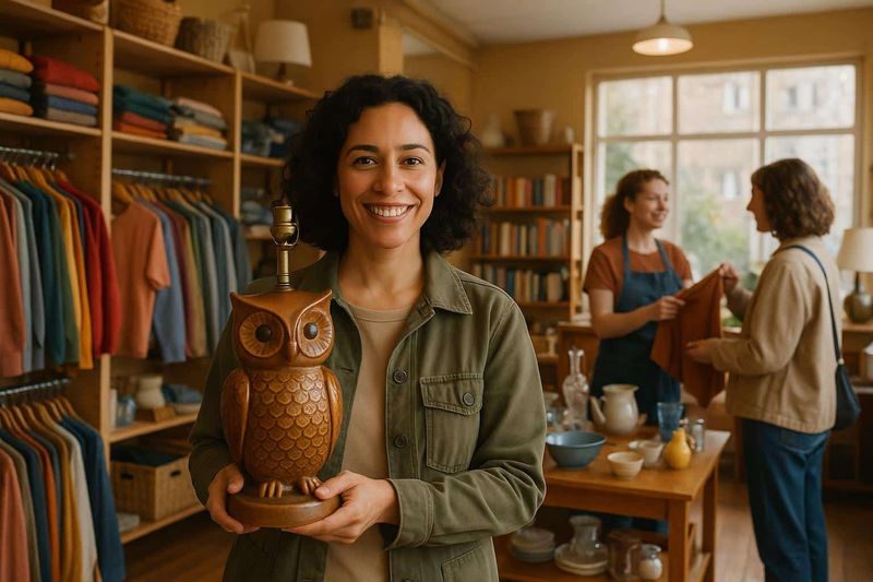 Locals treat thrift stores as social hubs