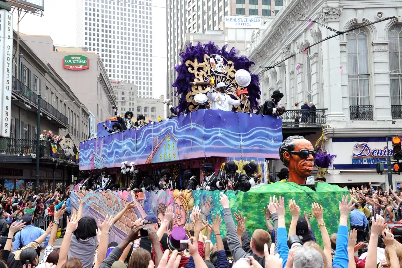 They get swept up in parades they didn’t plan to join