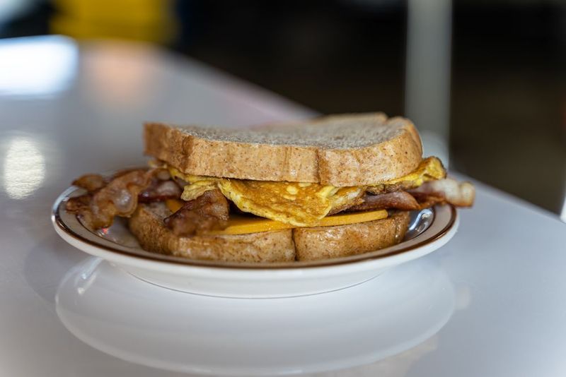 All-Day Breakfast Menu Featuring Fluffy Pancakes