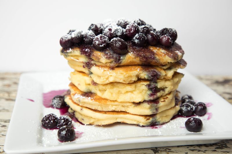 Huckleberry Pancakes That Steal the Show